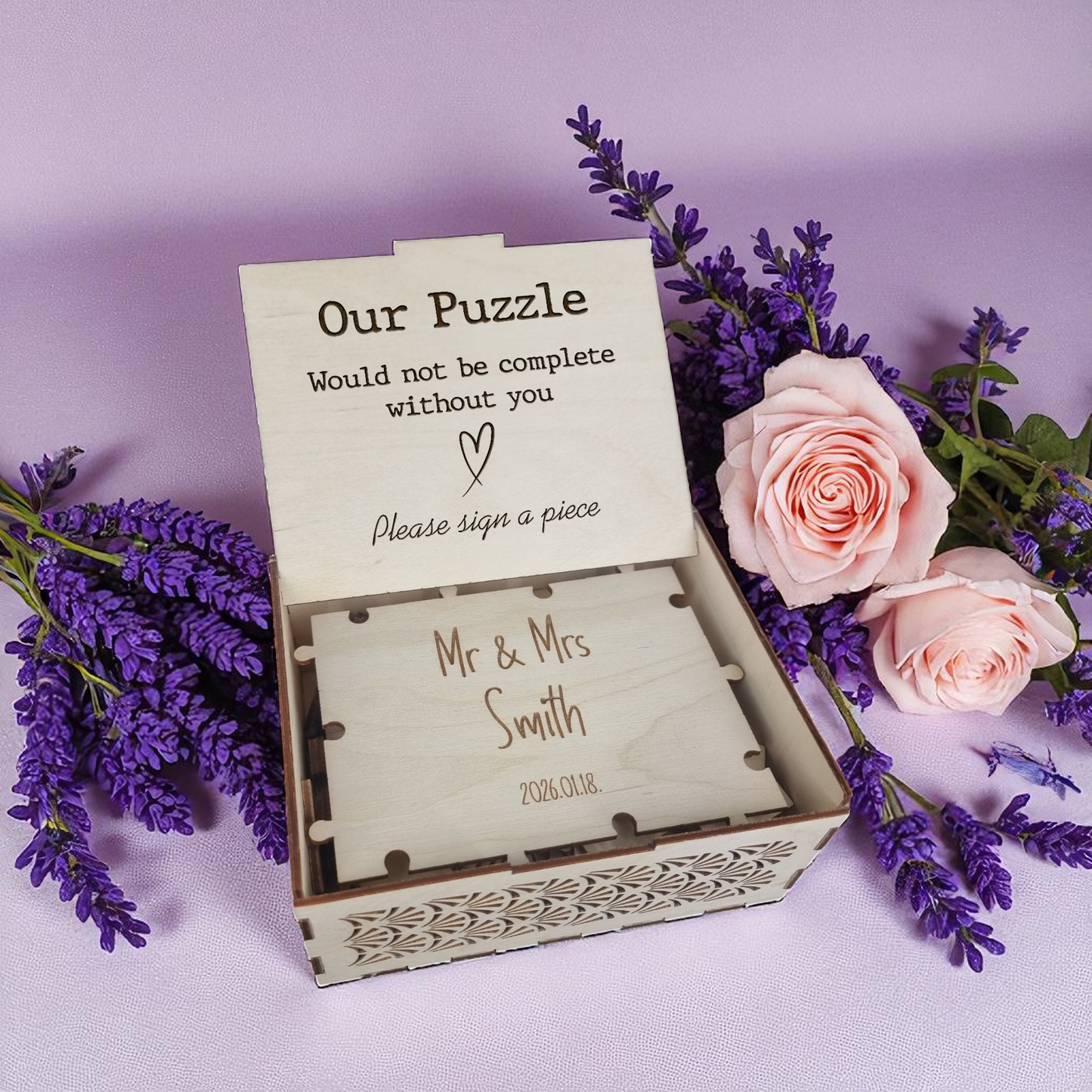 Wedding Guest book, Jigsaw Puzzle