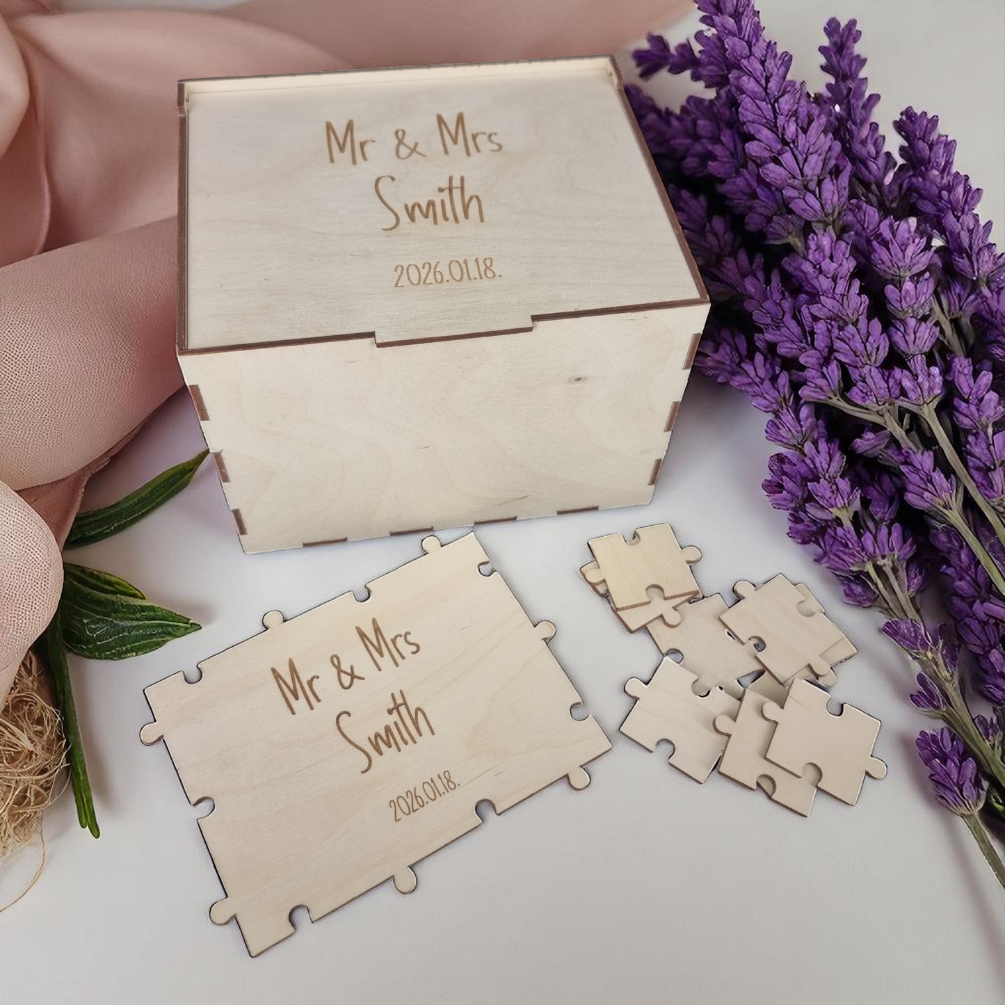 Wedding Guest book, Jigsaw Puzzle