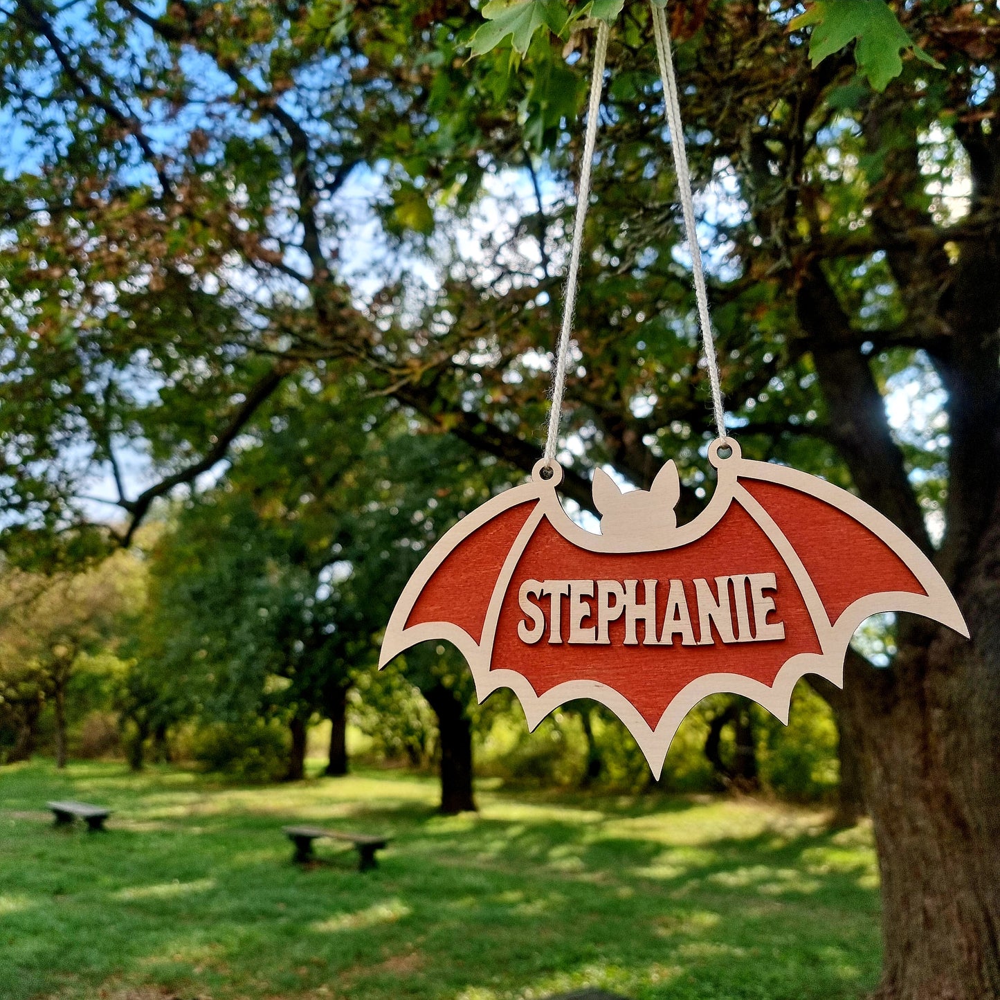 Boo Bat Halloween Door Hanger