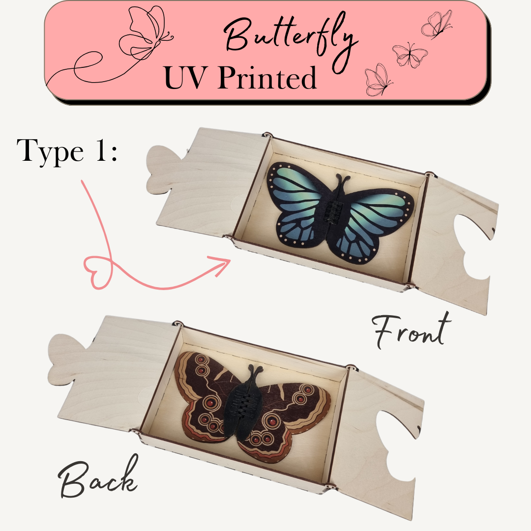 UV Printed Butterflies