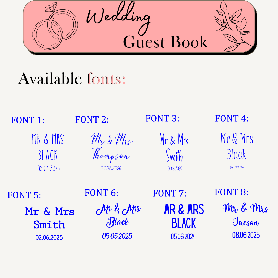 Wedding Guest book, Jigsaw Puzzle