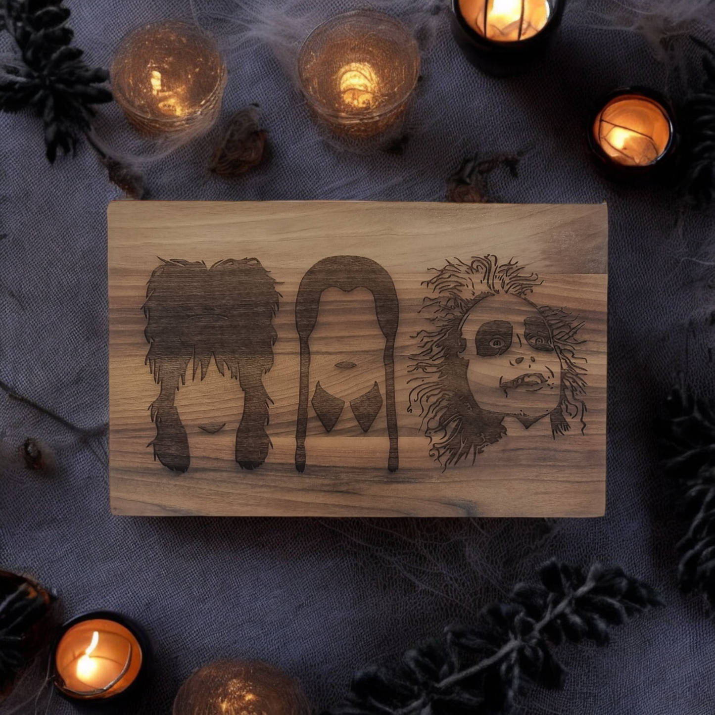 Beetle Juice Cutting Board - Halloween Kitchen Decor - Personalized Halloween Decor