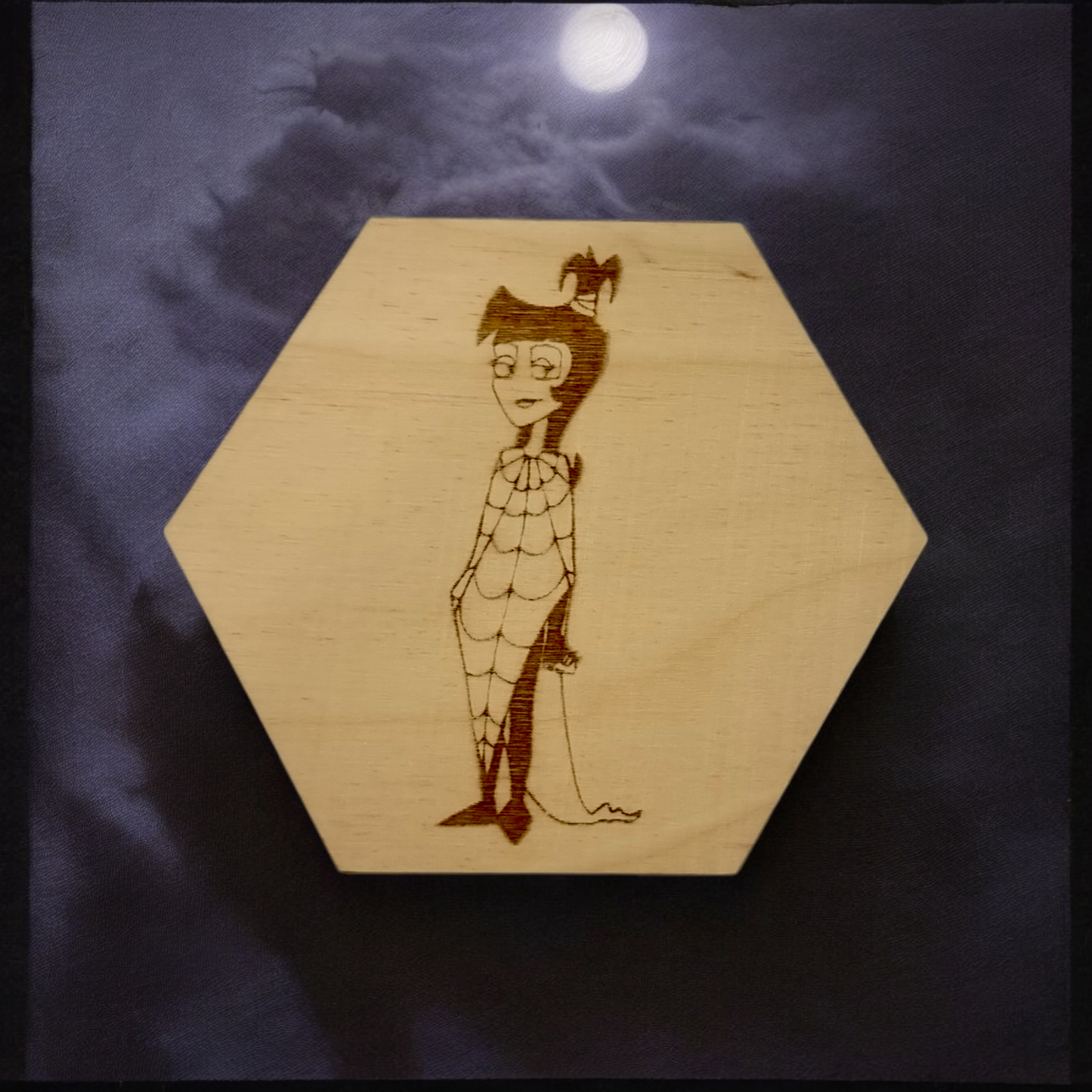 Beetle Juice Coasters - Halloween Kitchen Decor - Personalized Halloween Decor