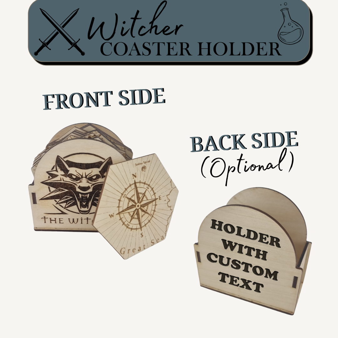 The Witcher Map Coaster Set