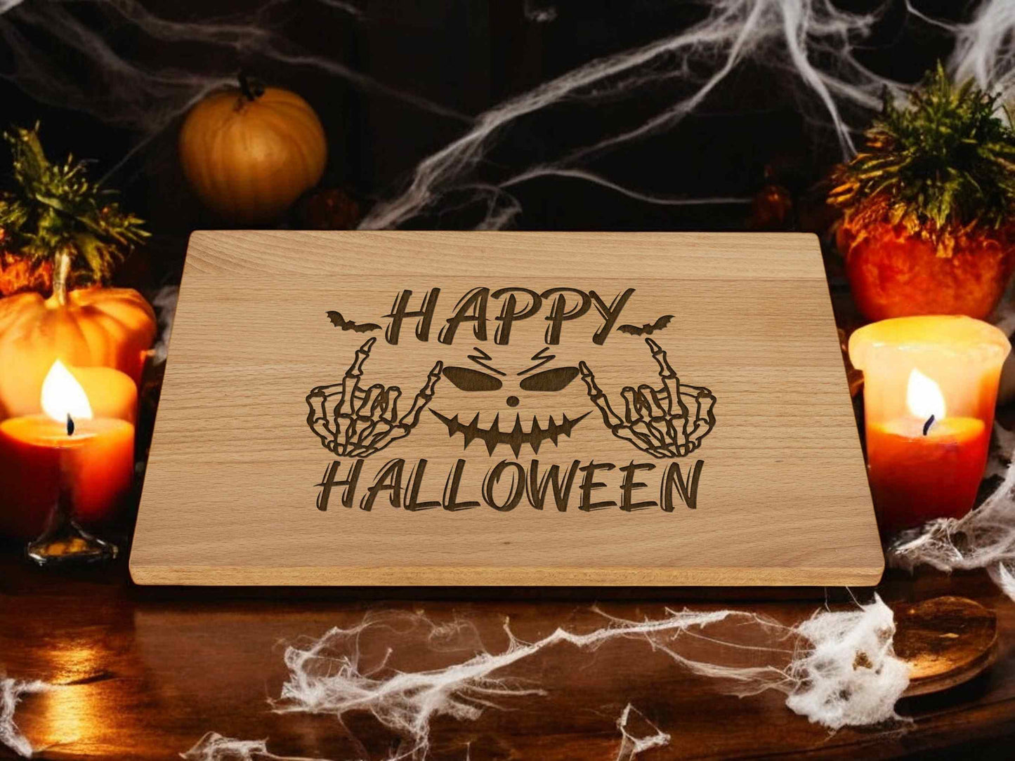 Funny Halloween Cutting Board - Halloween Spooky Party Decor - Horror Decor Gift