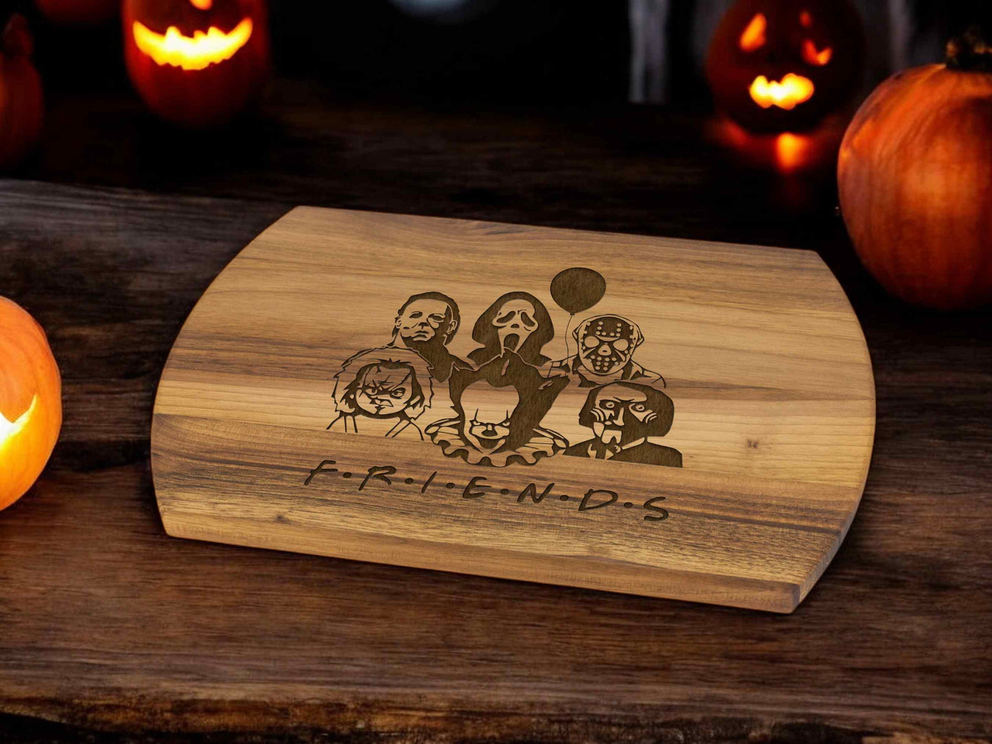 Funny Halloween Cutting Board - Halloween Spooky Party Decor - Horror Decor Gift