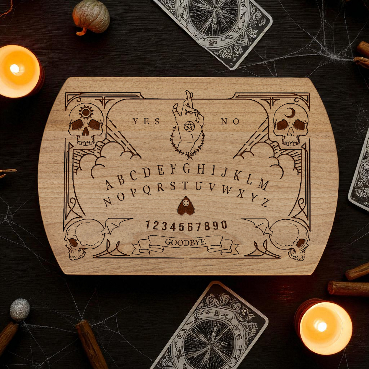 Ouija Board Inspired Cutting Board