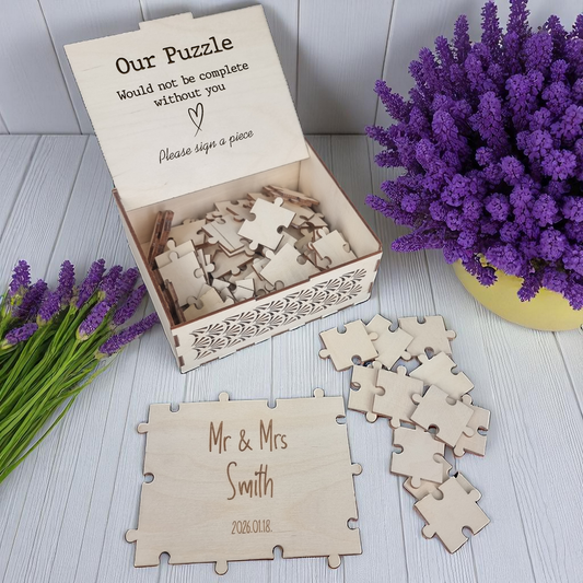 Wedding Guest book, Jigsaw Puzzle