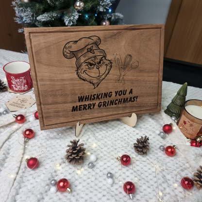 Grinch Themed Christmas Cutting Board (4 styles)  – Perfect gift for the holidays! 🎄