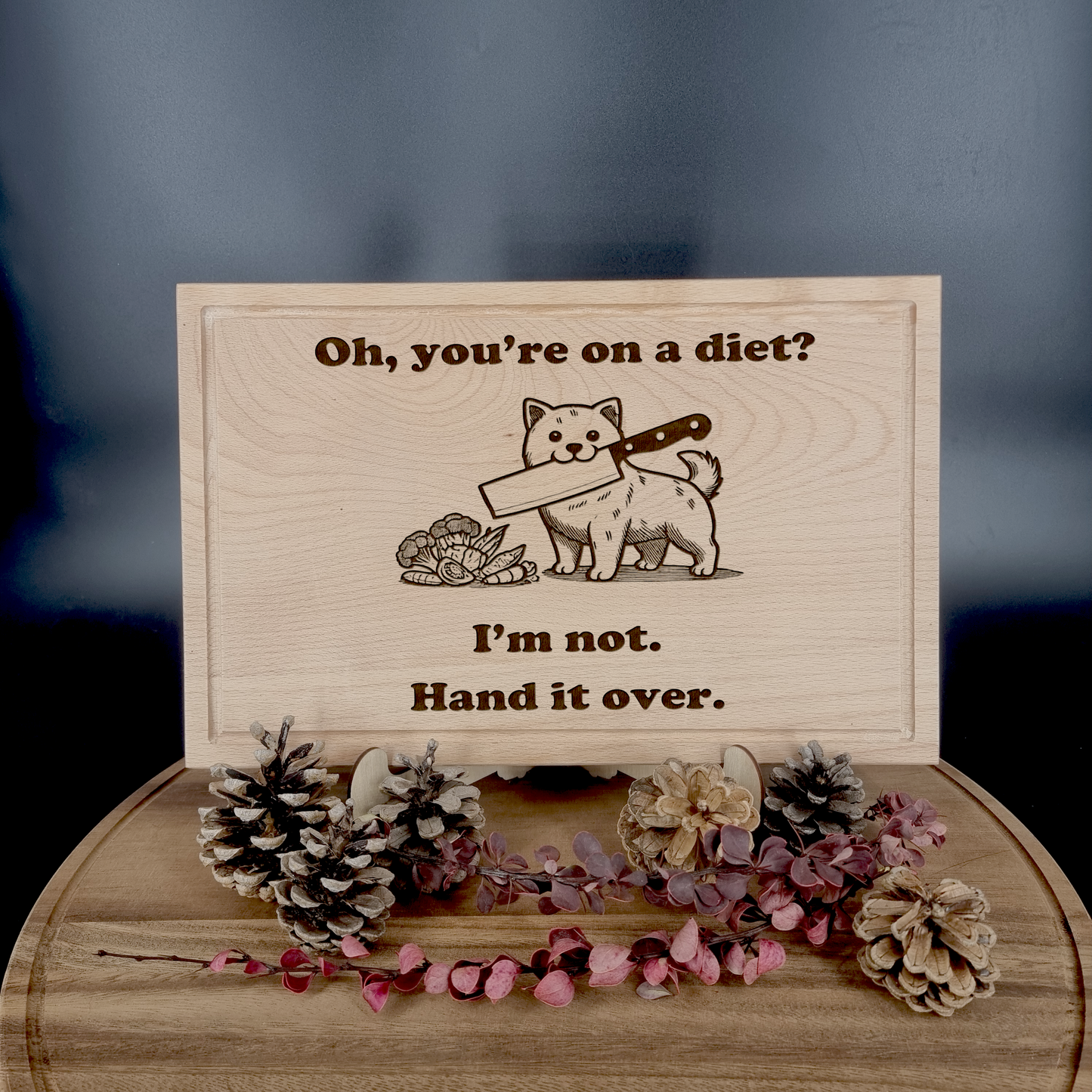 Funny Dog Cutting Board 2nd type - (with customized version)