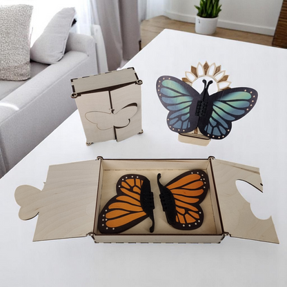 UV Printed Butterflies