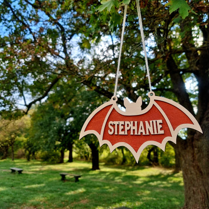 Boo Bat Halloween Door Hanger