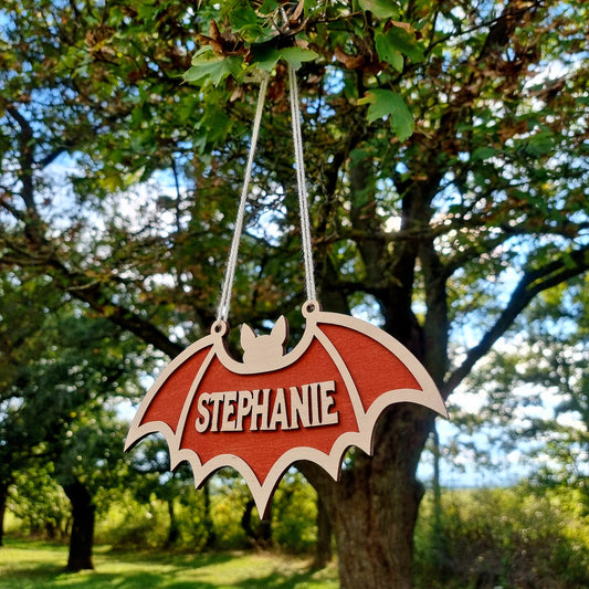 Boo Bat Halloween Door Hanger