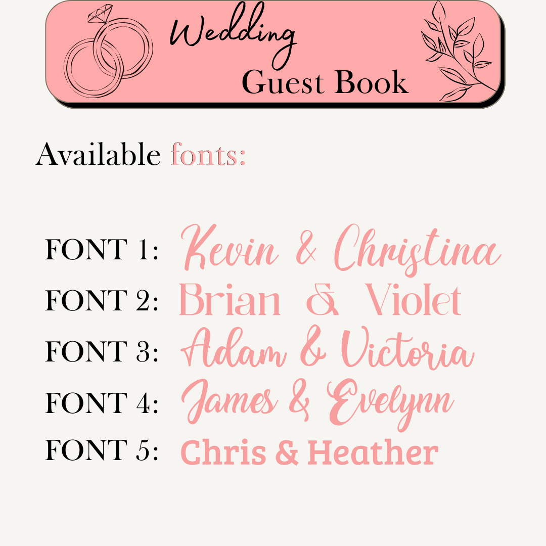 Wedding Guest Book
