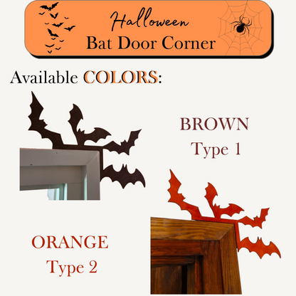 Halloween Bat Door Corner Decor