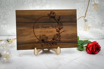 Elegantly Personalized Family Heirloom Cutting Boards - 12 Styles