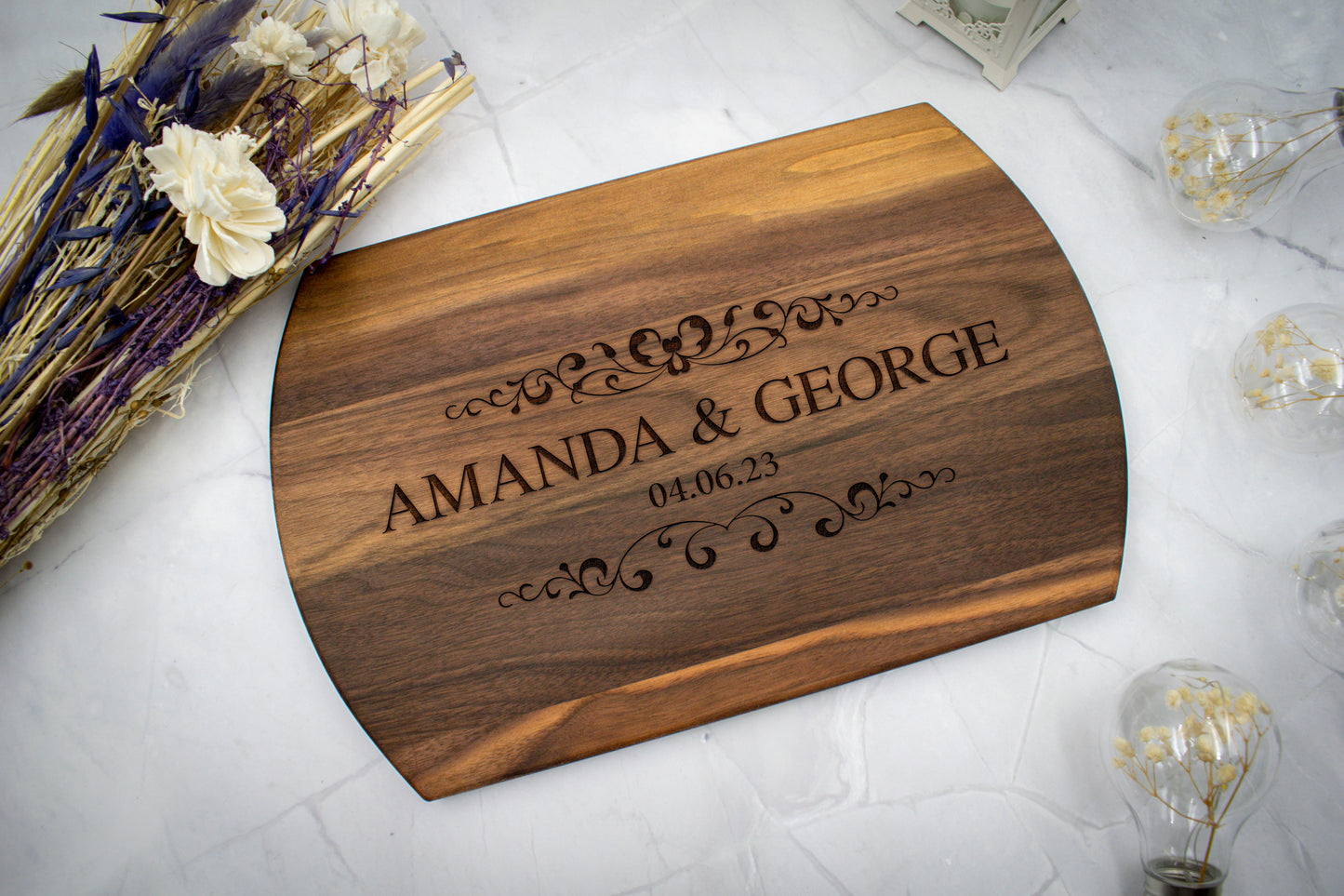 Elegantly Personalized Family Heirloom Cutting Boards - 12 Styles