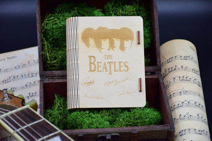 The Beatles guitar pick holder with picks & Gift Box