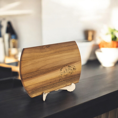 Line Art Animal Cutting Board