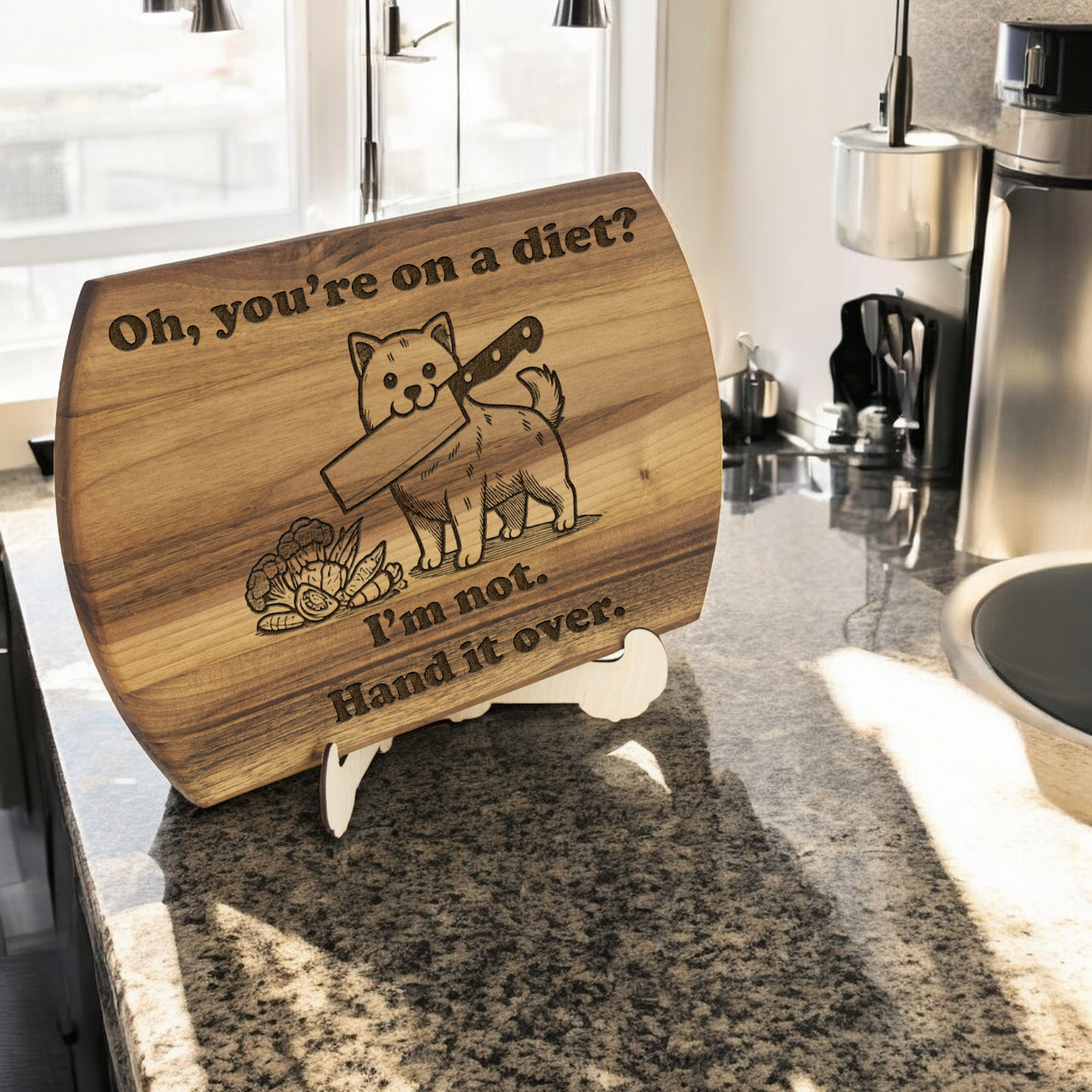 Funny Dog Cutting Board 2nd type - (with customized version)