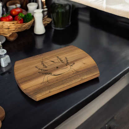 Line Art Animal Cutting Board