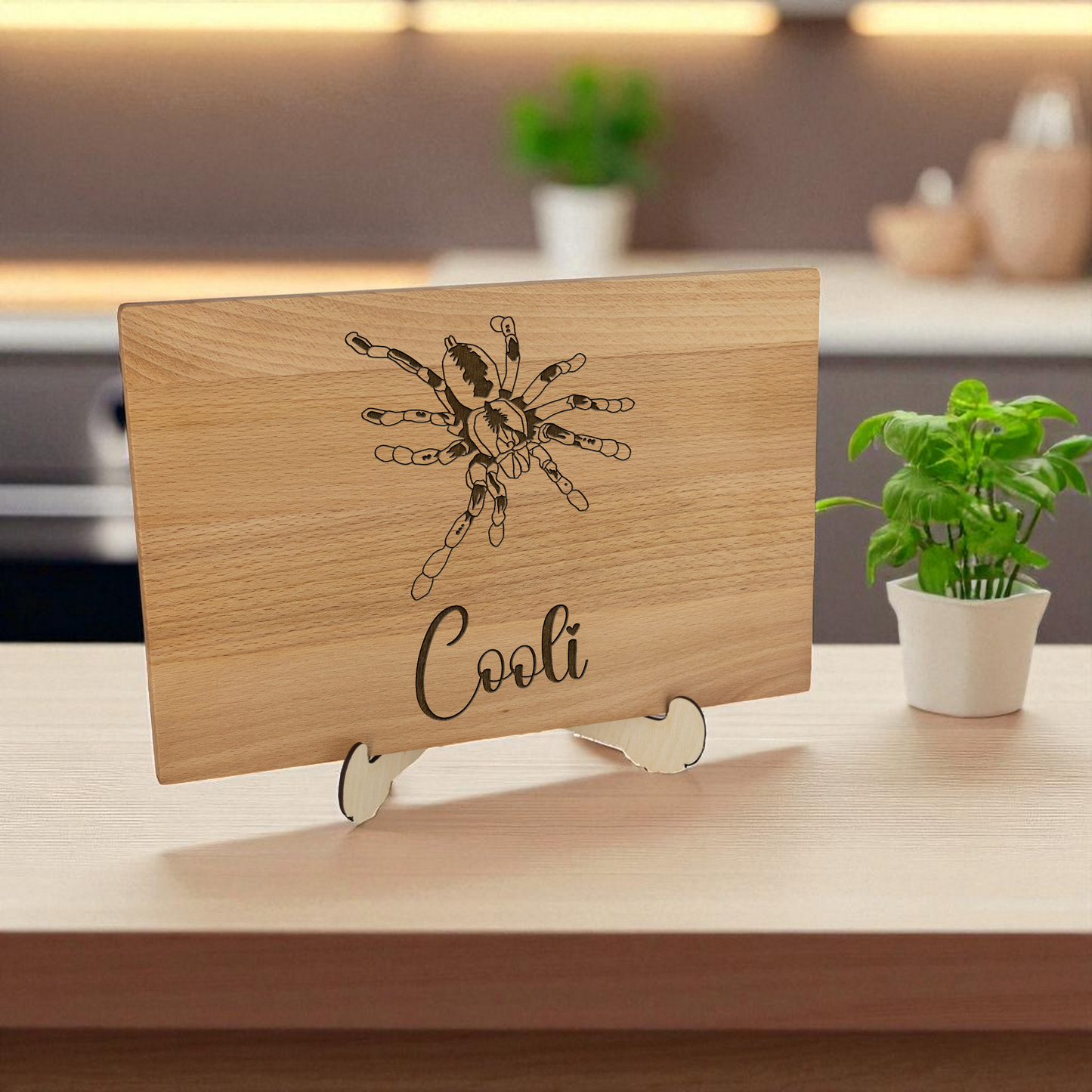 Line Art Animal Cutting Board