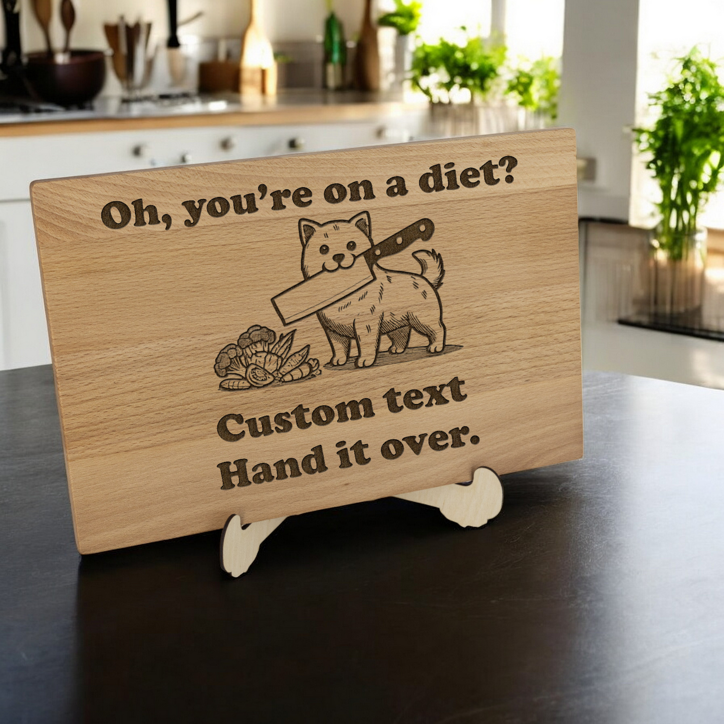 Funny Dog Cutting Board 2nd type - (with customized version)