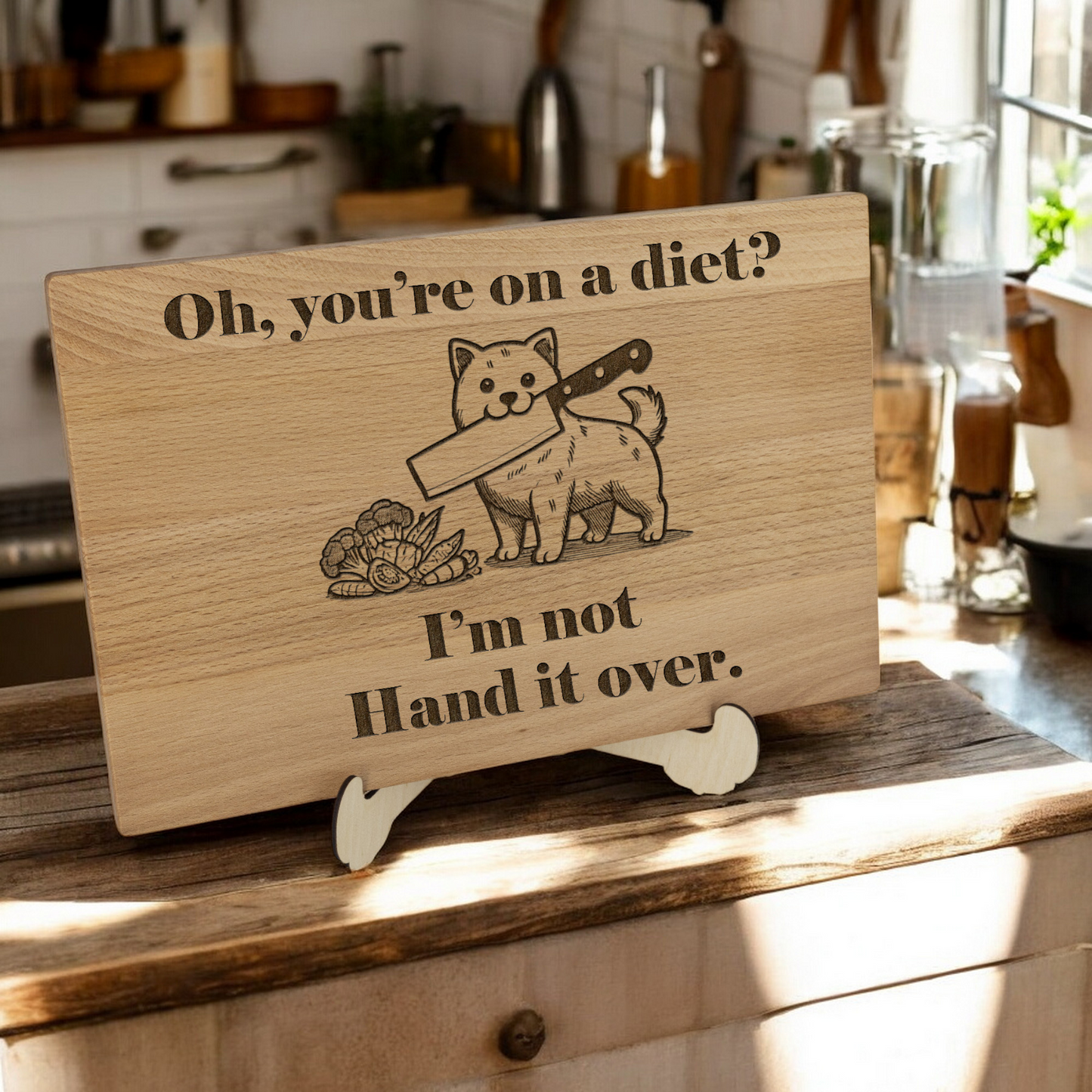 Funny Dog Cutting Board 2nd type - (with customized version)