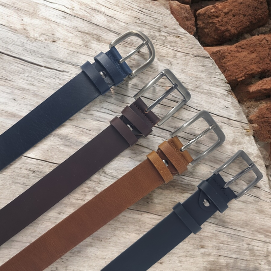 Leather belt - Elegance in 6 Colors