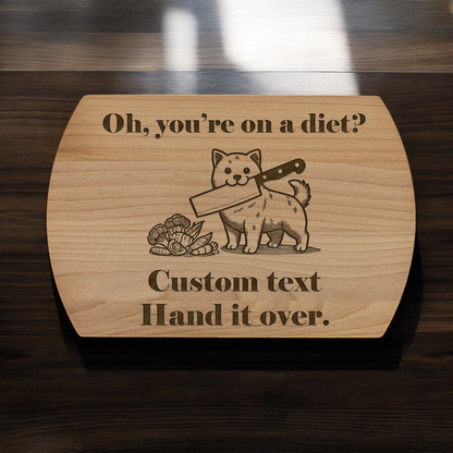 Funny Dog Cutting Board 2nd type - (with customized version)