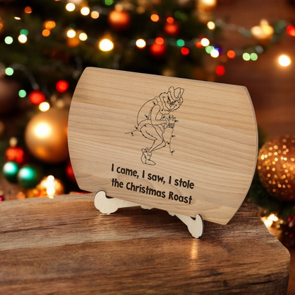 Grinch Themed Christmas Cutting Board (4 styles)  – Perfect gift for the holidays! 🎄