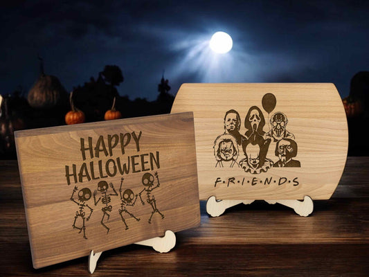 Funny Halloween Cutting Board - Halloween Spooky Party Decor - Horror Decor Gift