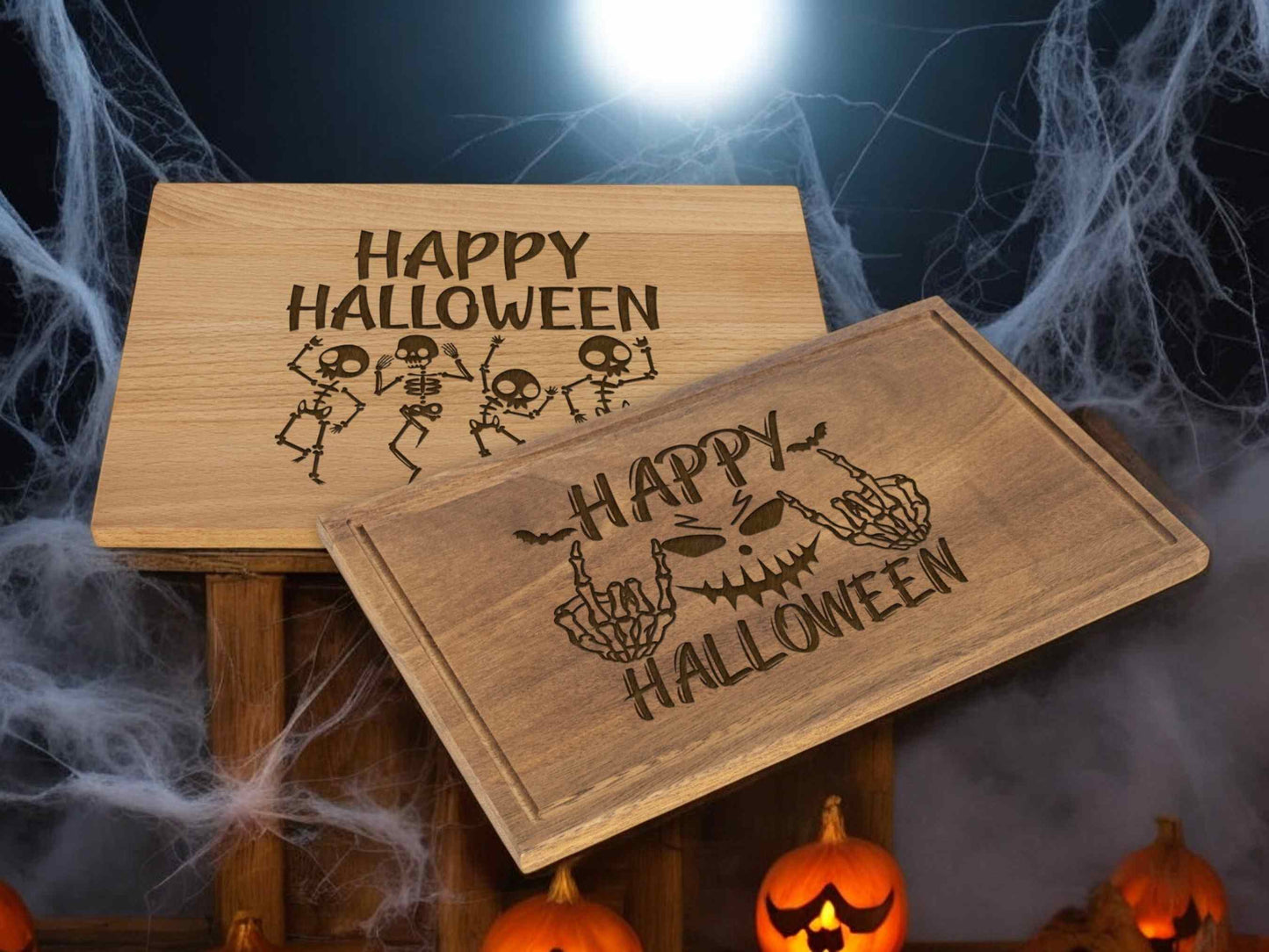 Funny Halloween Cutting Board - Halloween Spooky Party Decor - Horror Decor Gift