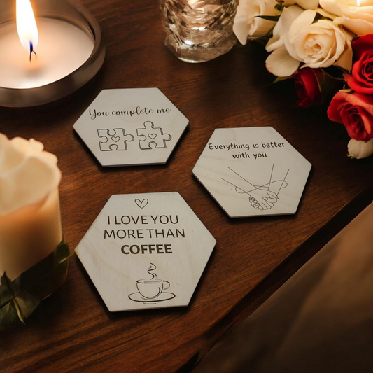 Valentine’s Day Coaster Set