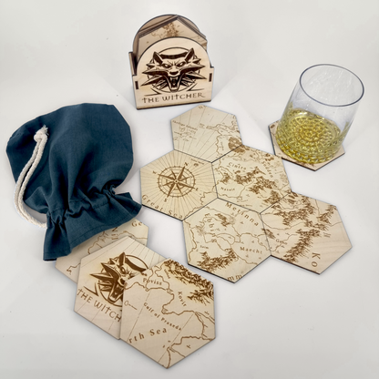 The Witcher Map Coaster Set