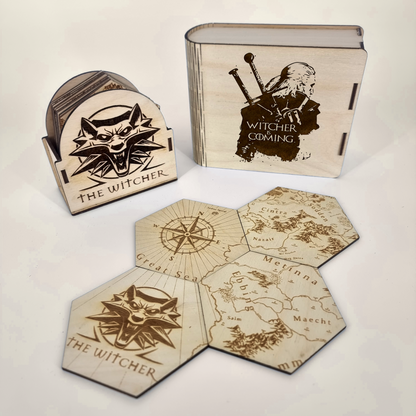 The Witcher Map Coaster Set